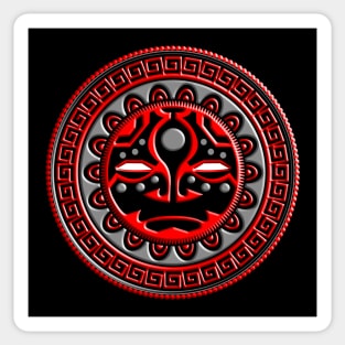 POLYNESIAN MASK 7 Sticker